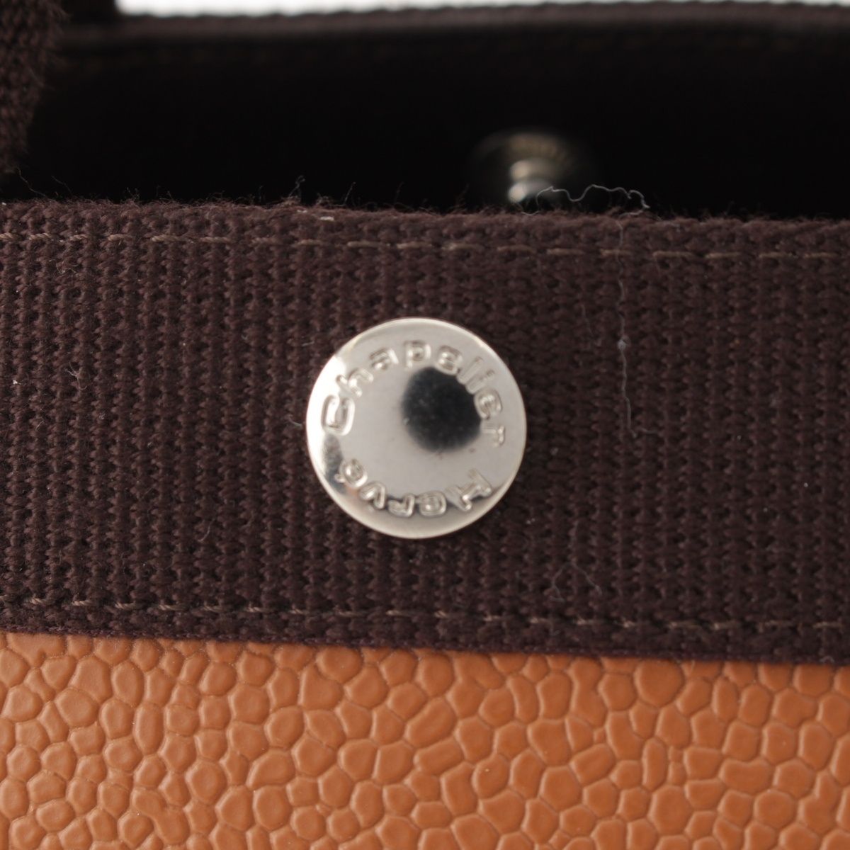 エルベ・シャプリエ リュクス 舟型トートS キャンバス レザー