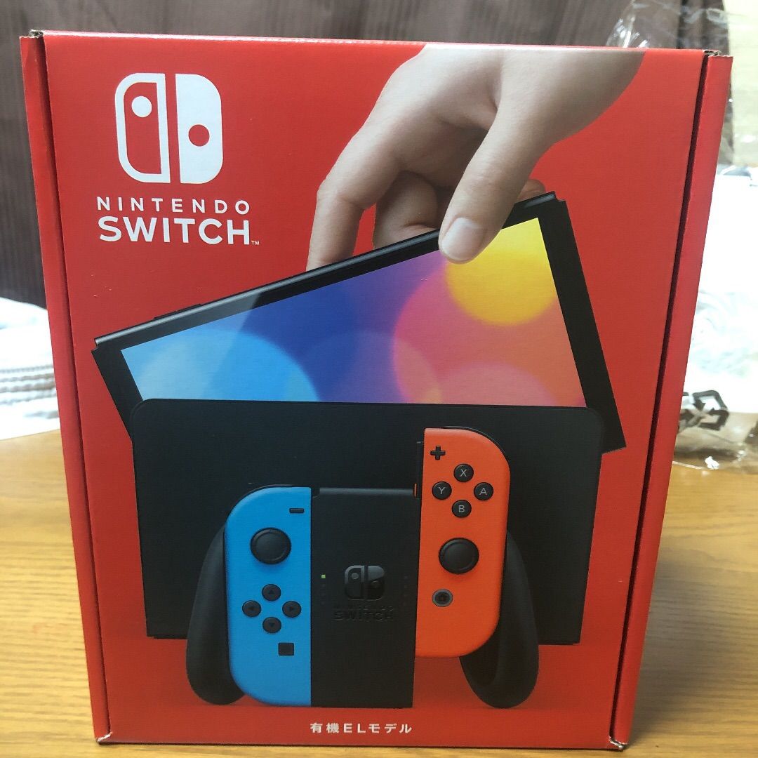 新品 未使用品 Nintendo Switch 有機ELモデル 保証印無し家庭用ゲーム機本体