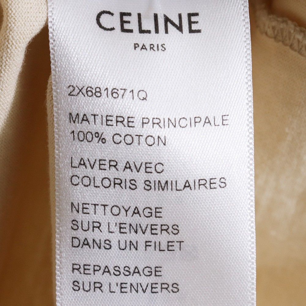 CELINE エディ期 ルーズ Tシャツ コットンジャージー XSサイズ