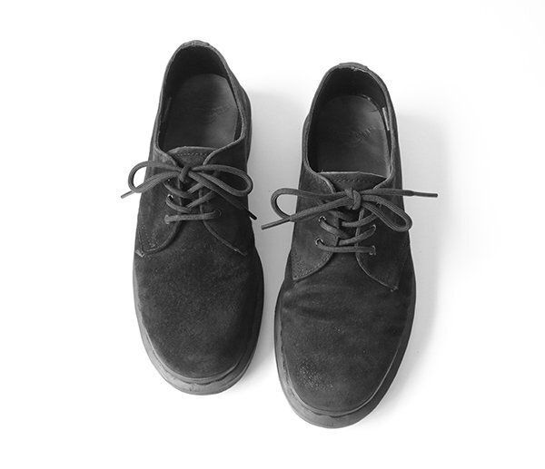 スエードレザー 3ホールシューズ
