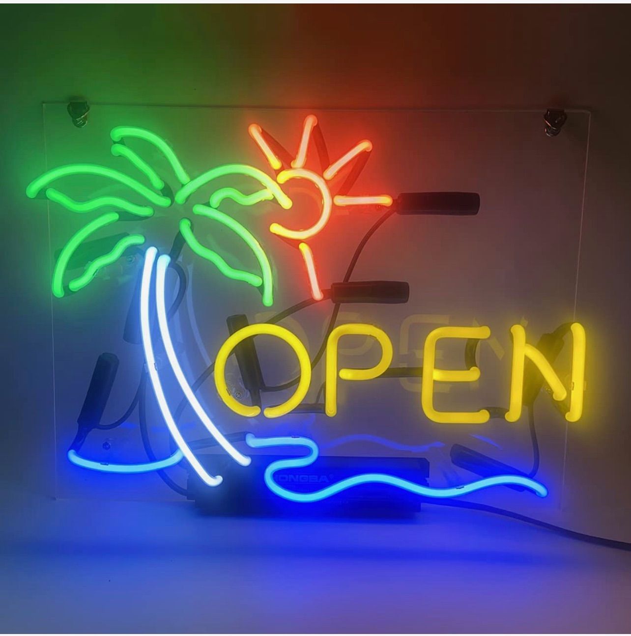 ネオンサイン OPEN NEON SIGN 100％手作りネオン管 オリジナル ホーム