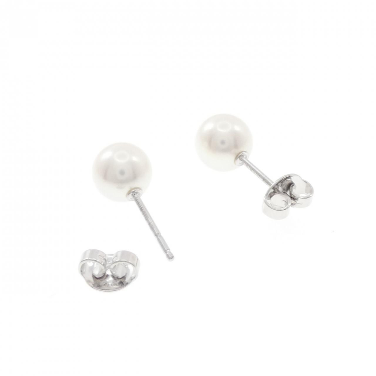 ミキモト アコヤパール ピアス 7.5mm - メルカリ