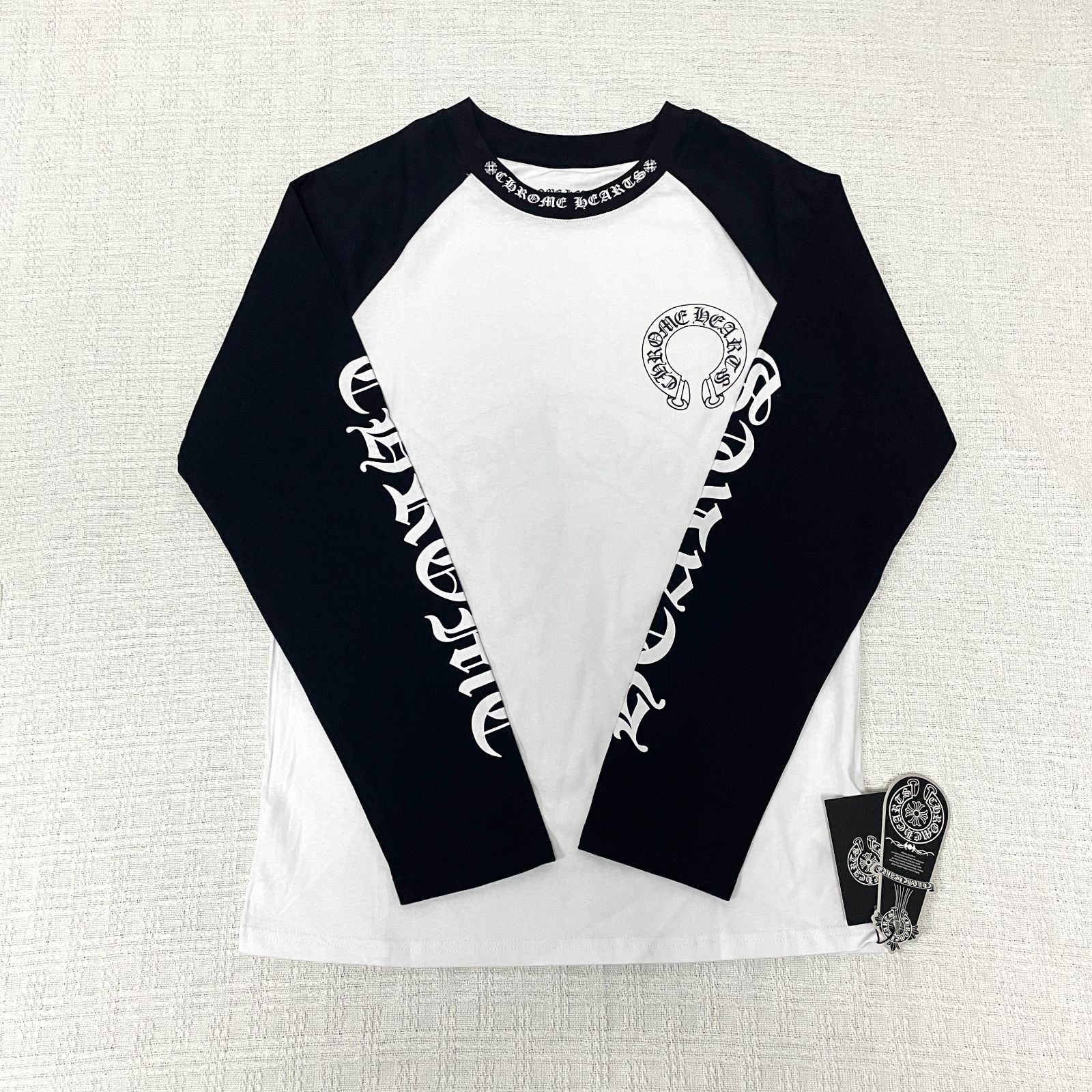 クロムハーツ CHROME HEARTS 長袖Tシャツ ベースボールラグラン XL 