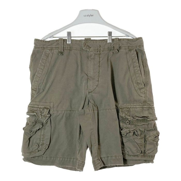 Polo Ralph Lauren ポロラルフローレン ヴィンテージ加工 カーゴショーツ マルチポケット カーキ size36