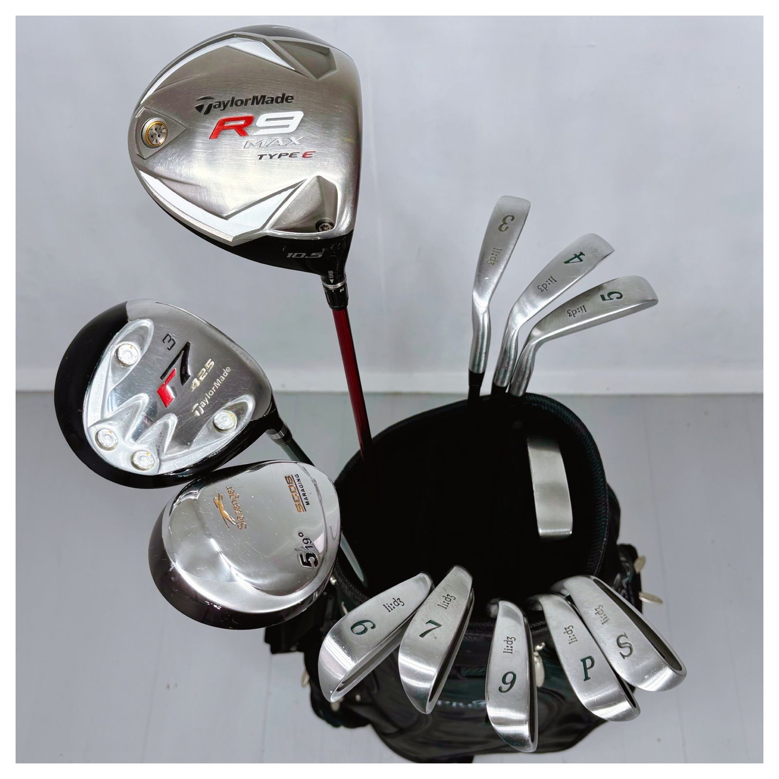 本格派 ゴルフセット 12本 フルセット テーラーメイド PRESAGE クラブセット