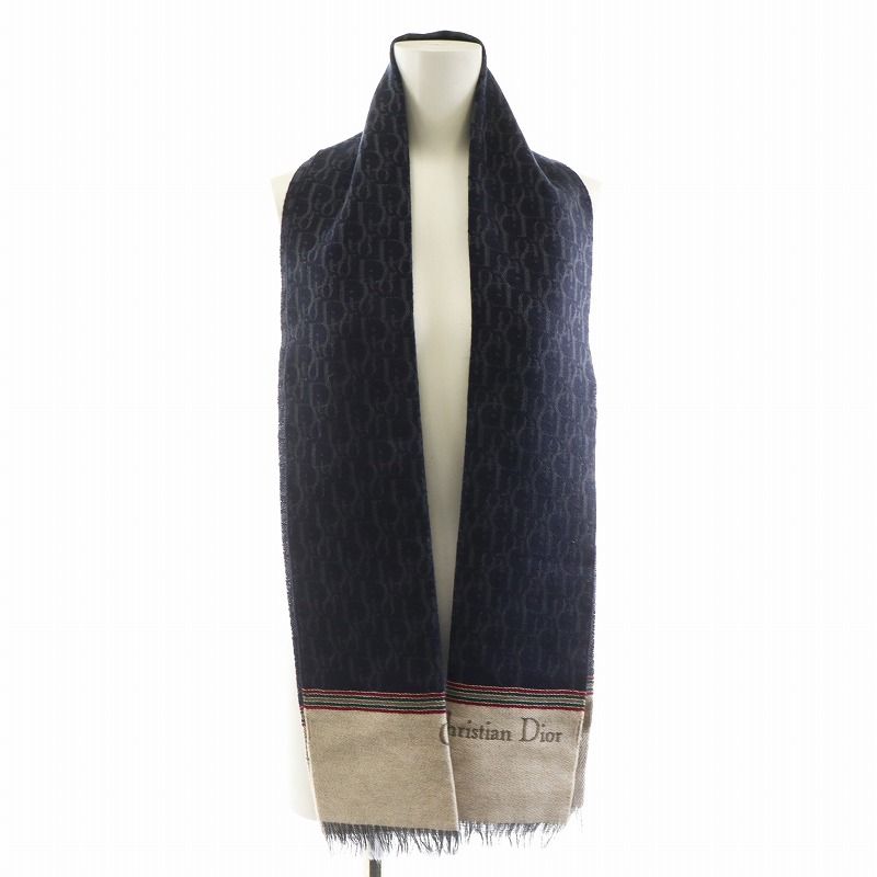 クリスチャンディオール Christian Dior トロッター マフラー ストール