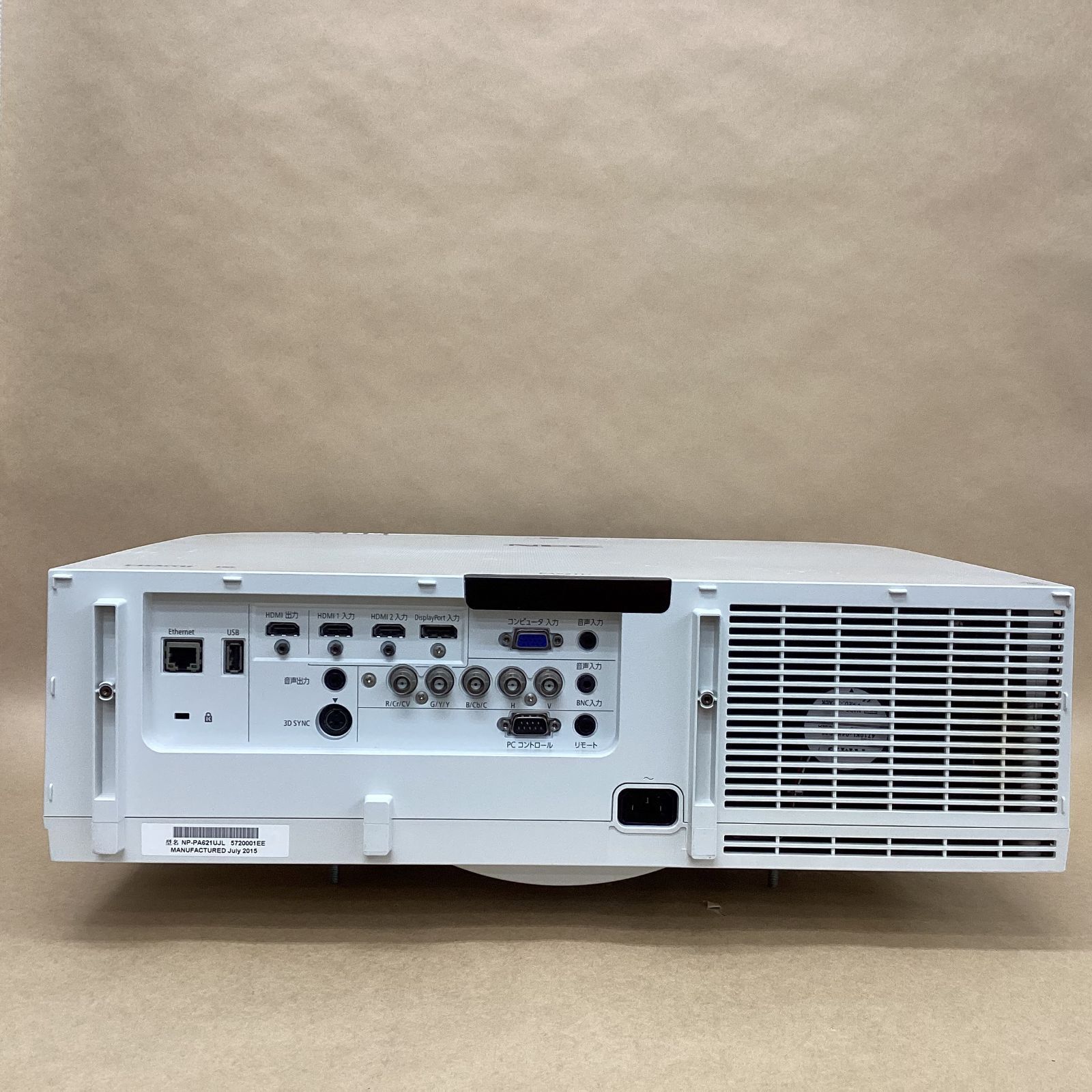 ランプ使用170時間 NEC 液晶プロジェクター NP-PA621UJL 6200ルーメン  