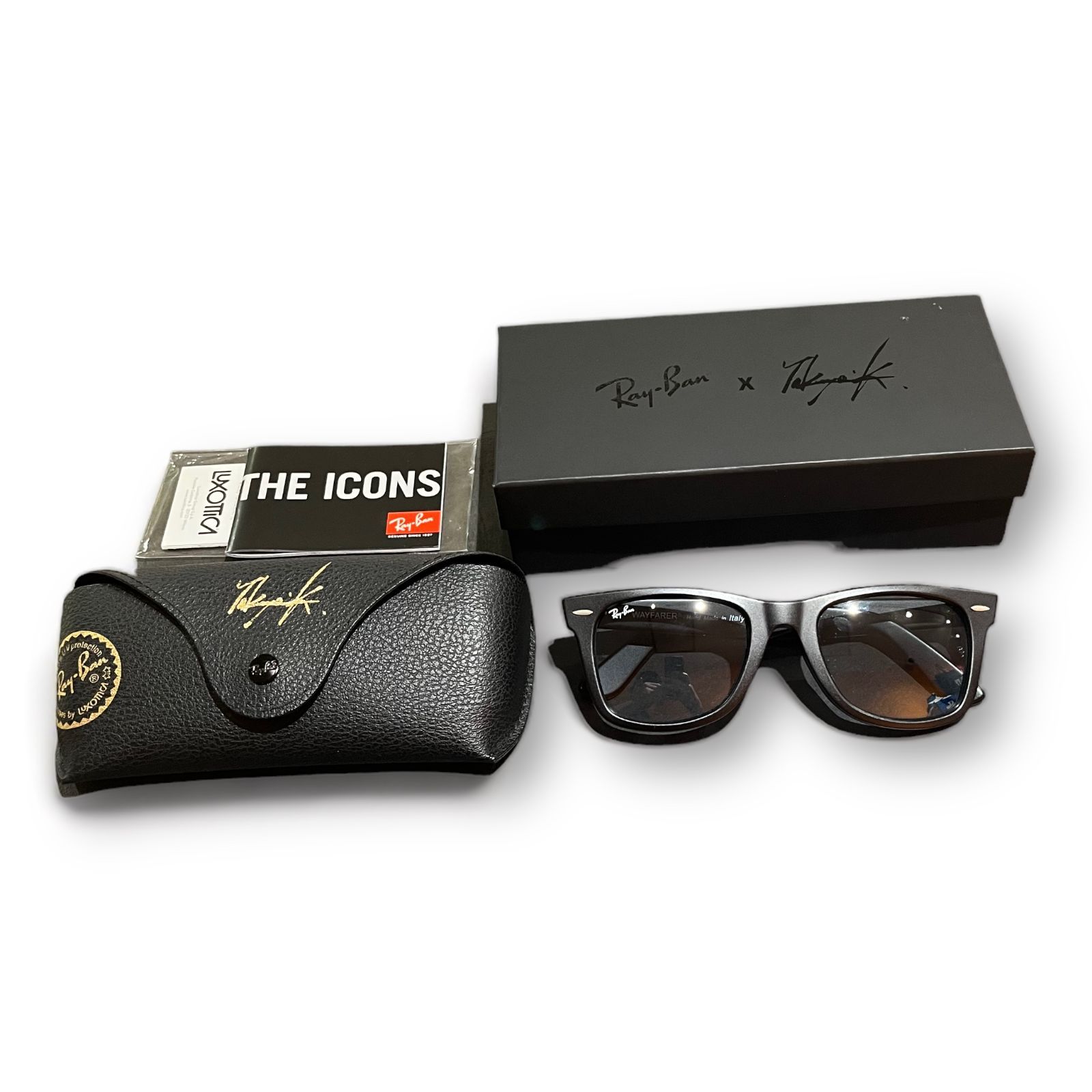 木村拓哉コラボウェイファーラー RB2140-F 901-S/R5 極美品！ 美品】RayBan レイバン×木村拓哉 ウェイファーラー RB2140F 901S