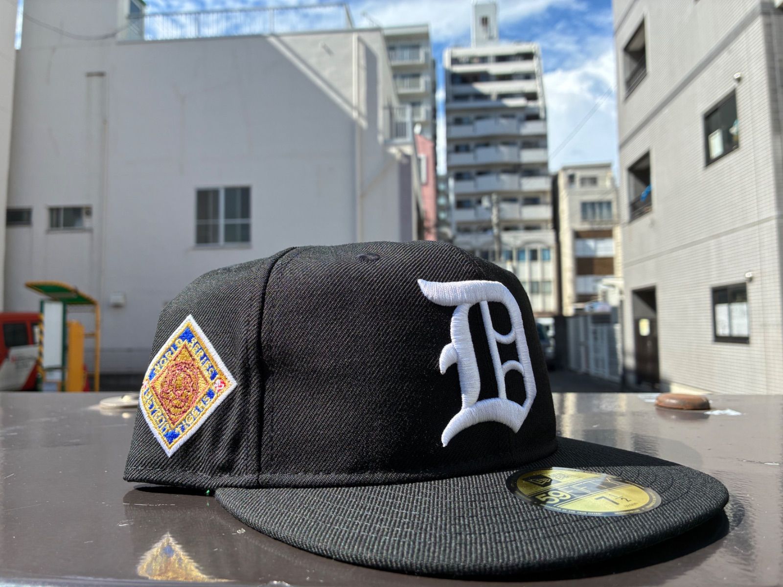 NEW ERA 59FIFTY ソフトバックラム World Series デトロイト・タイガース クーパーズタウン ブラック 7 1/2サイズ ¥6820 ＋ 送料¥550