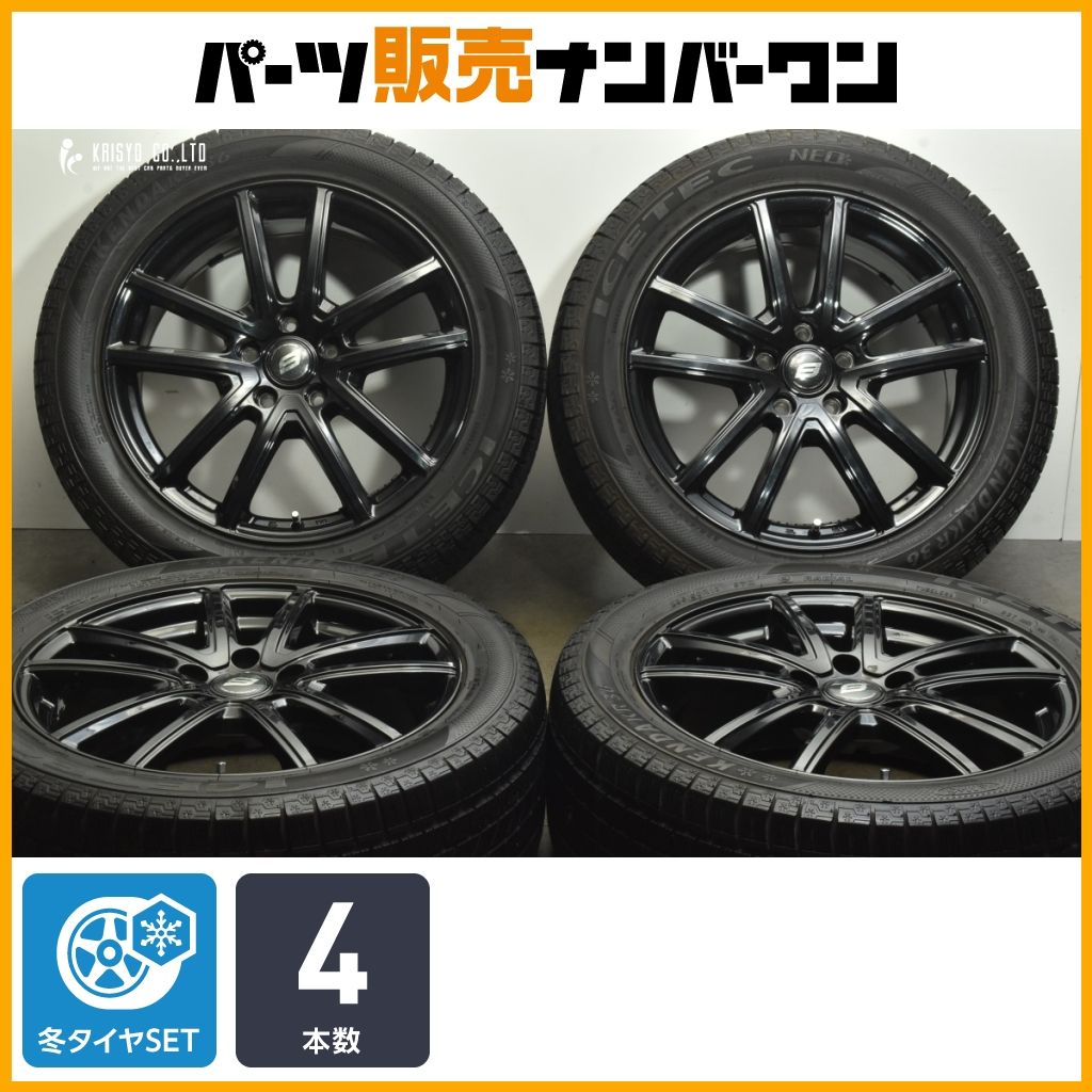 良好品 ストレンジャー 18in 7.5J 48 PCD114.3 ケンダ KR36 アイステックネオ 235|50R18 アルファード クラウン スカイライン 可