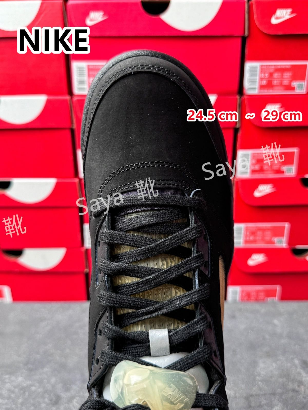 新品 未使用 A Ma Maniere Nike Air Jordan 5 Retro SP Black アママニエール × ナイキ エアジョーダン5 レトロ SP ブラック FD1330-001 男女兼用