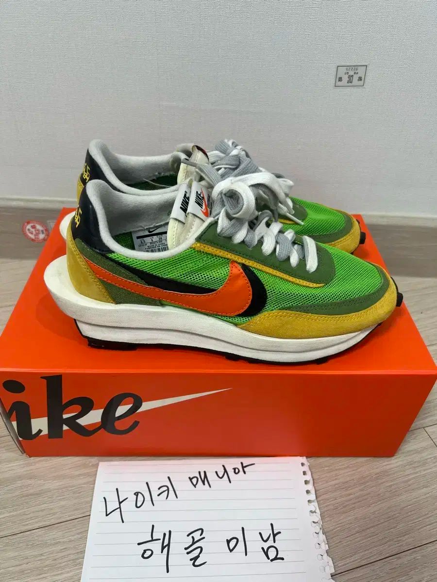 NIKE ナイキ sacai サカイ LD ワッフル グリーン マルチ 245 サイズ