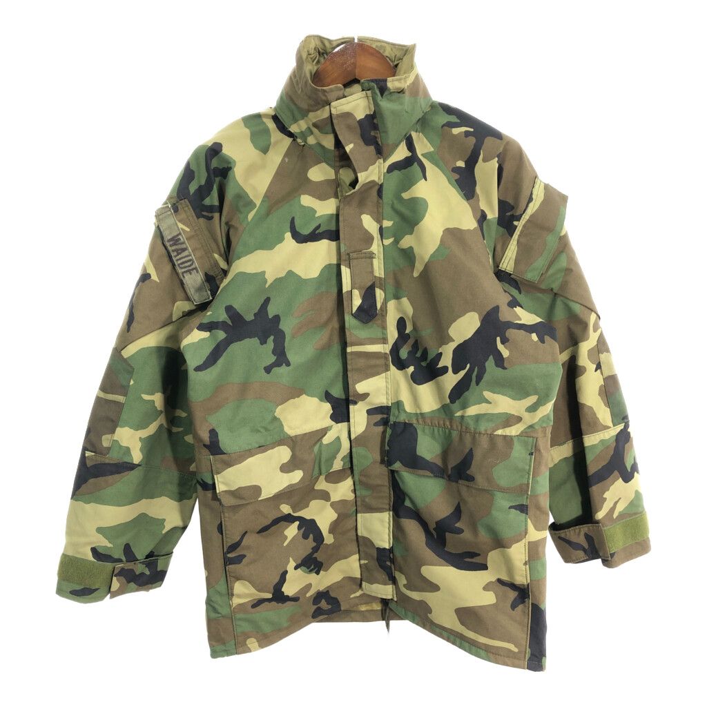 米軍実物 ECWCS Gen1 GORE-TEX ウッドランドカモ M-Long 80年代 米軍