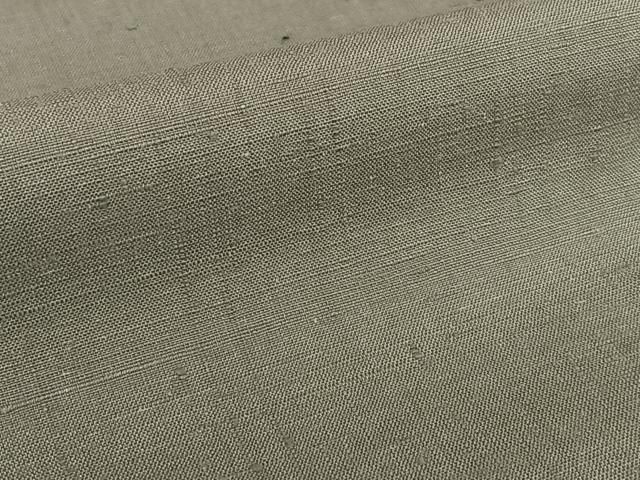 平和屋着物○本場結城紬 重要無形文化財 色無地 煤色 正絹 逸品