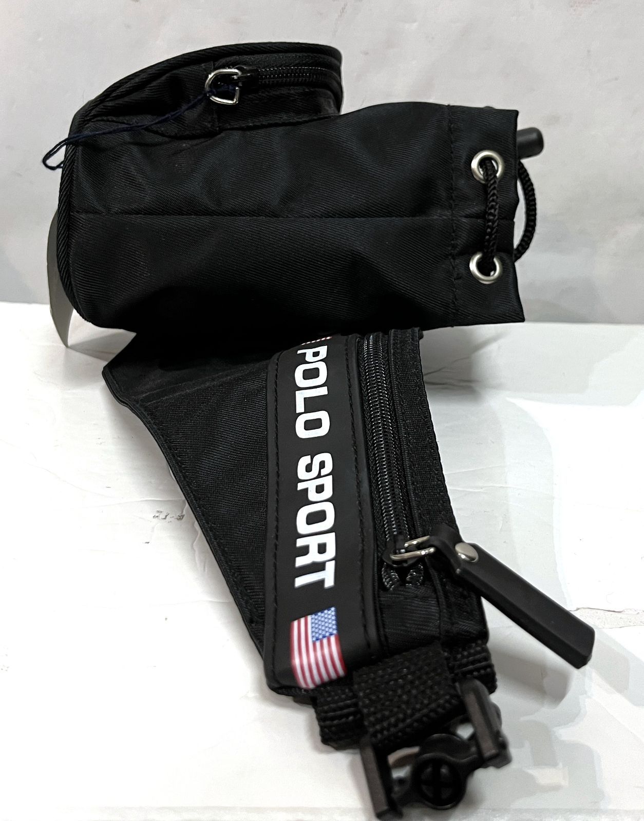 90s 新品未使用品POLO SPORT　ボトルホルダー　ウエストバッグ 90s デッドストック POLO SPORT｜ポロスポーツ スクイズボトル付き