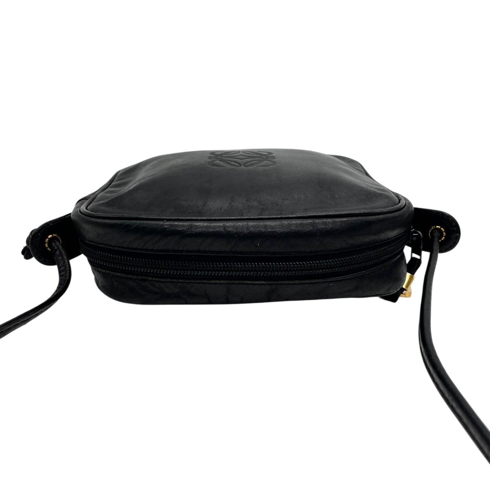 ロエベ　LOEWE アナグラム　マイクロミニ　ショルダーバッグ LOEWE ロエベ アナグラム ナッパレザー 巾着 ミニバッグ