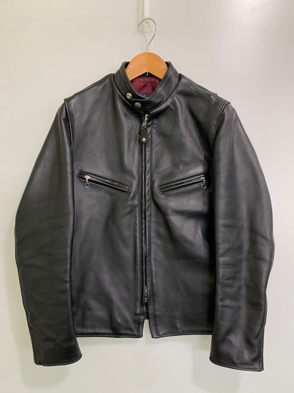 schott ショット 60 S復刻 641XX SINGLE RIDERS アウター ライダースジャケット サイズ 34 ブラック メンズ 145-250422-AS-3-min