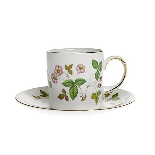 ウェッジウッド Wedgwood ワイルド ストロベリー コーヒーカップ-amp-ソーサー キャン 並行輸入品 50105504019|02019