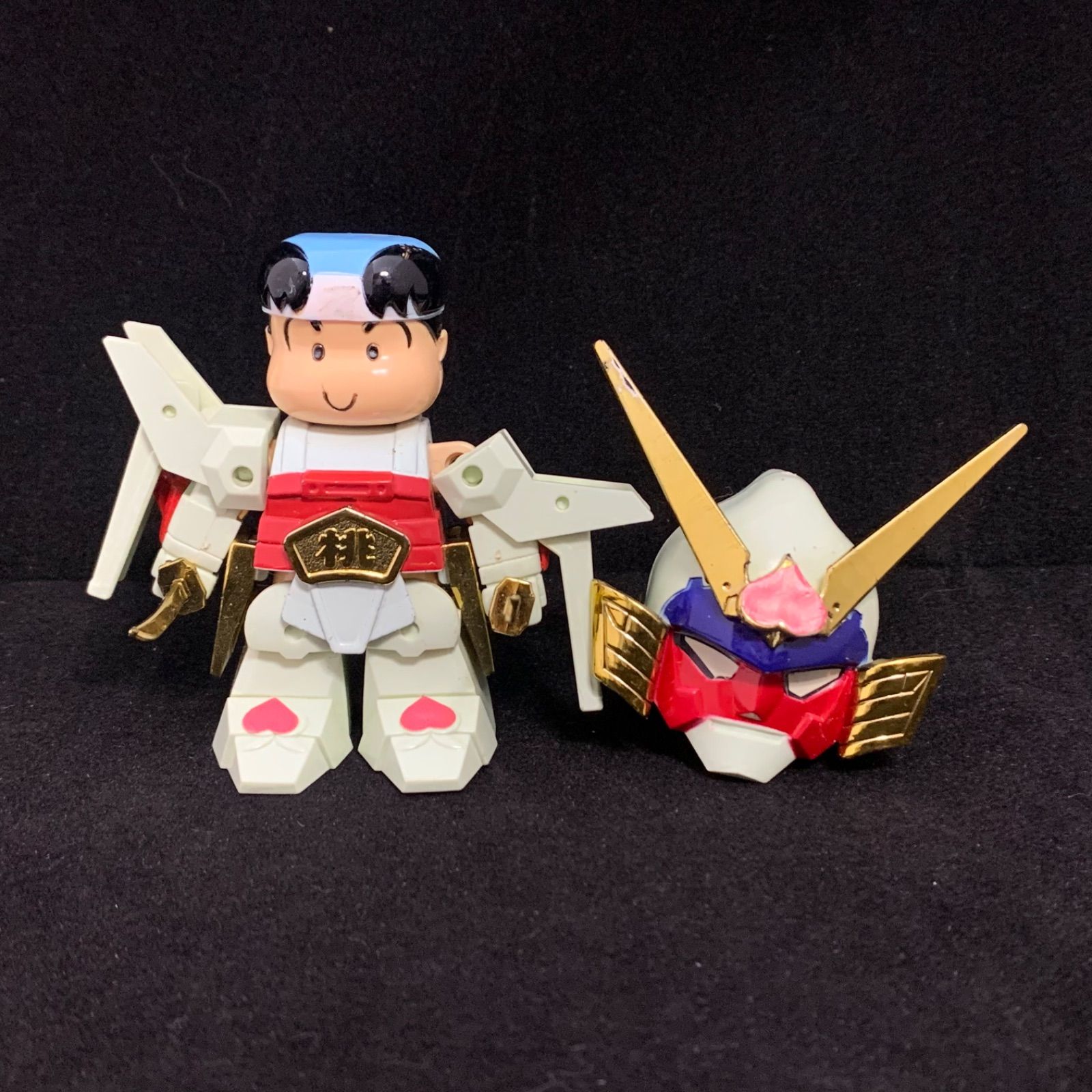 桃太郎伝説　変化テクター1 桃太郎見参　変化テクター2 金太郎参上　2個セット タカラ 変化テクター 日本一の桃太郎見参 桃太郎伝説 ジャンク - メルカリ