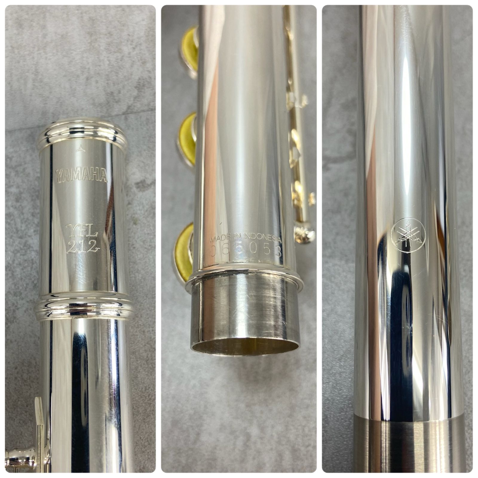 ヤマハ　フルート　木管楽器　YFL212　Eメカ　ピントップアーム　銀メッキ ヤマハ フルート 木管楽器 YFL212 Eメカ ピントップアーム 銀メッキ