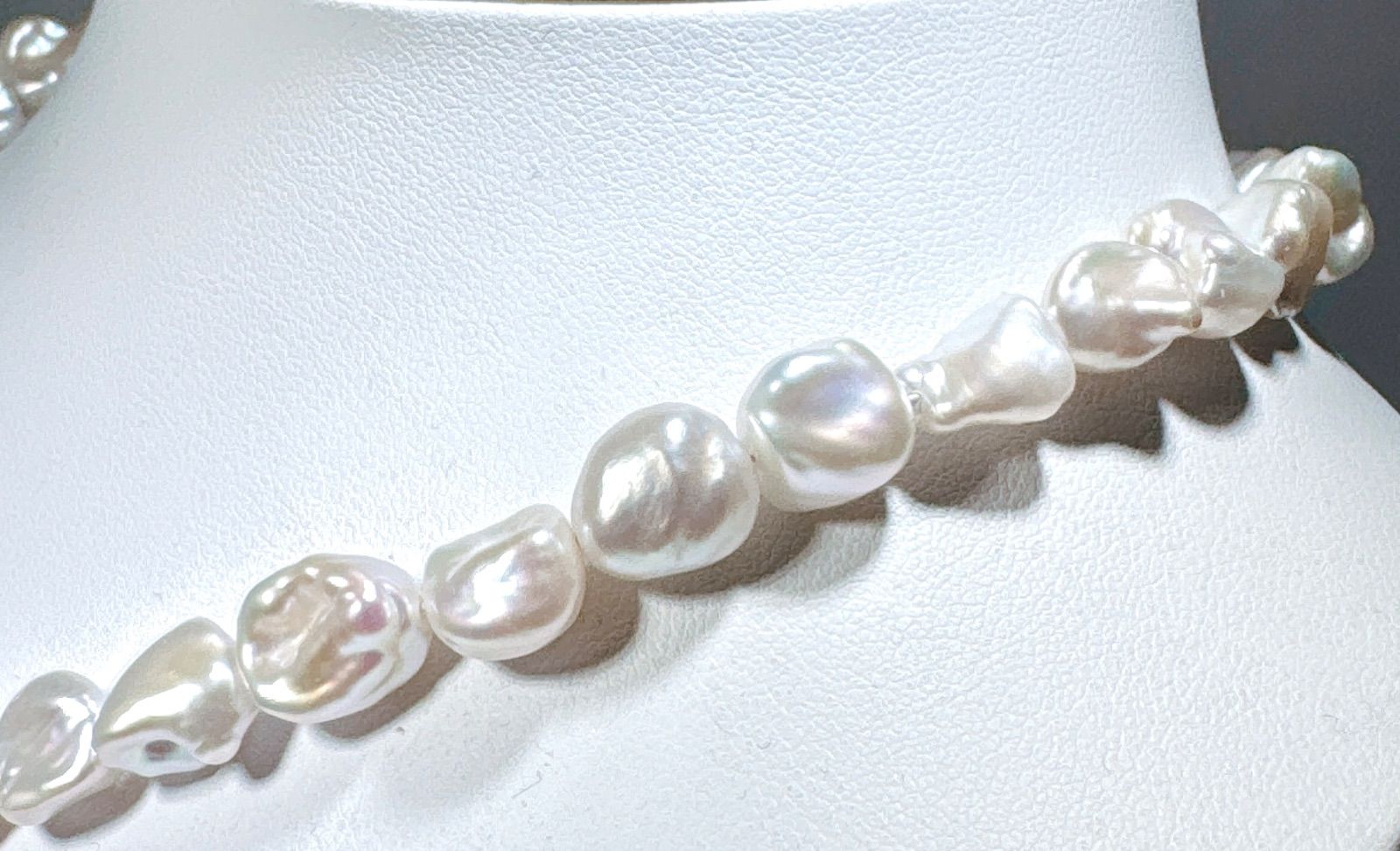 淡水バロックパールネックレスNO25-1857