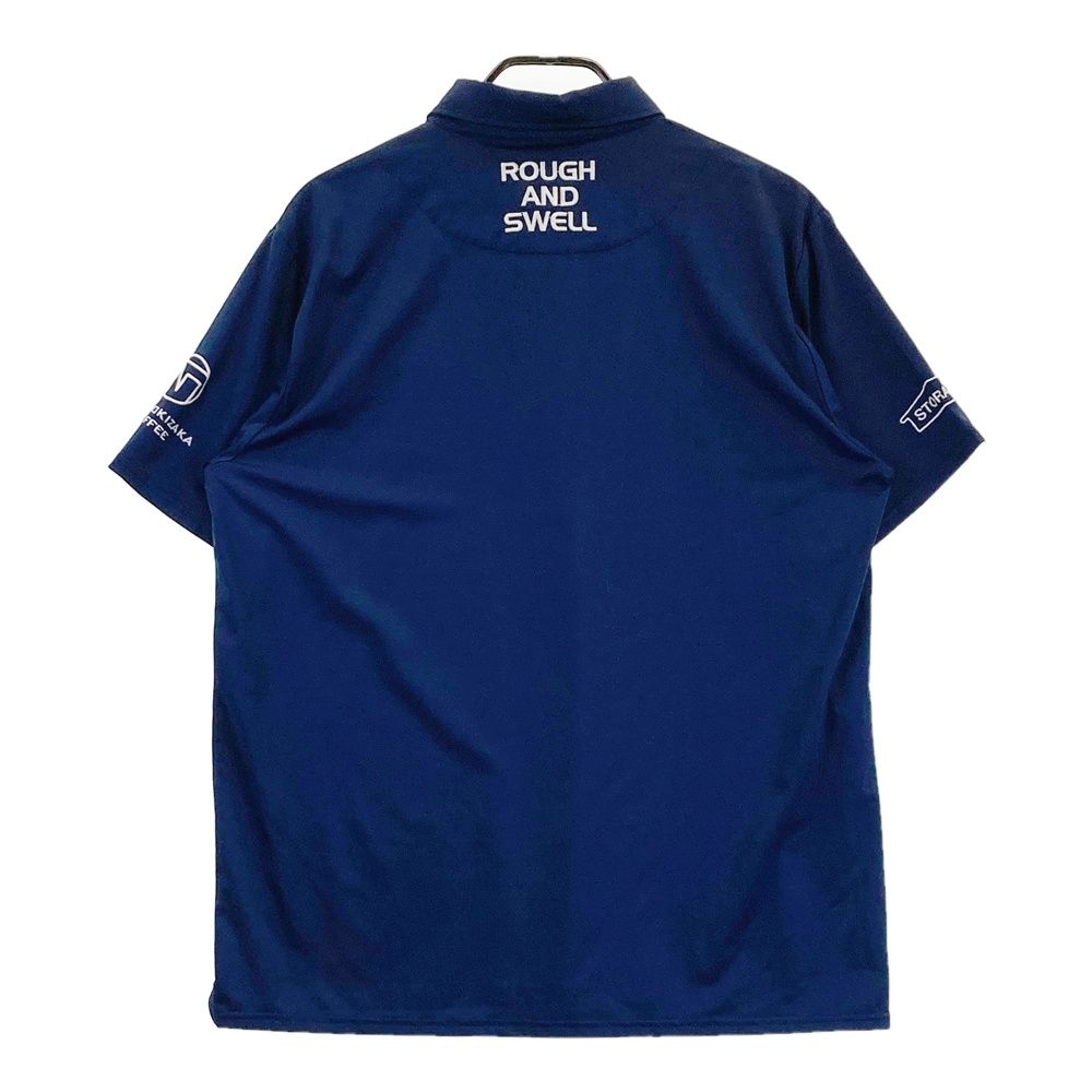 rough & swell ゴルフシャツ XL ネイビー サイズ：XL ROUGH&SWELL ラフアンドスウェル 半袖ポロシャツ