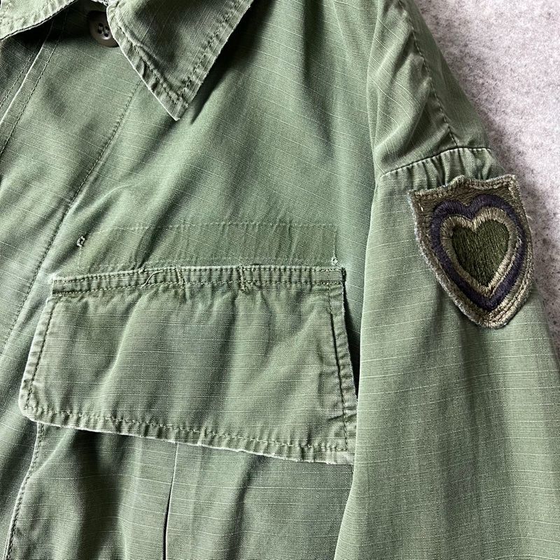 60s 68年製 US ARMY 米軍実物 4th ジャングルファティーグ