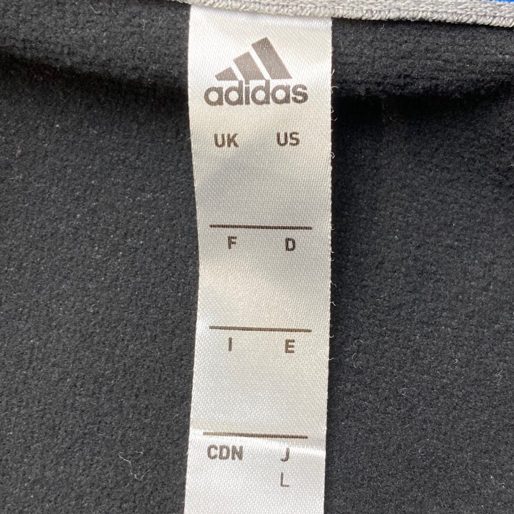 サイズ：L ADIDAS GOLF アディダスゴルフ 裏起毛 ジップ