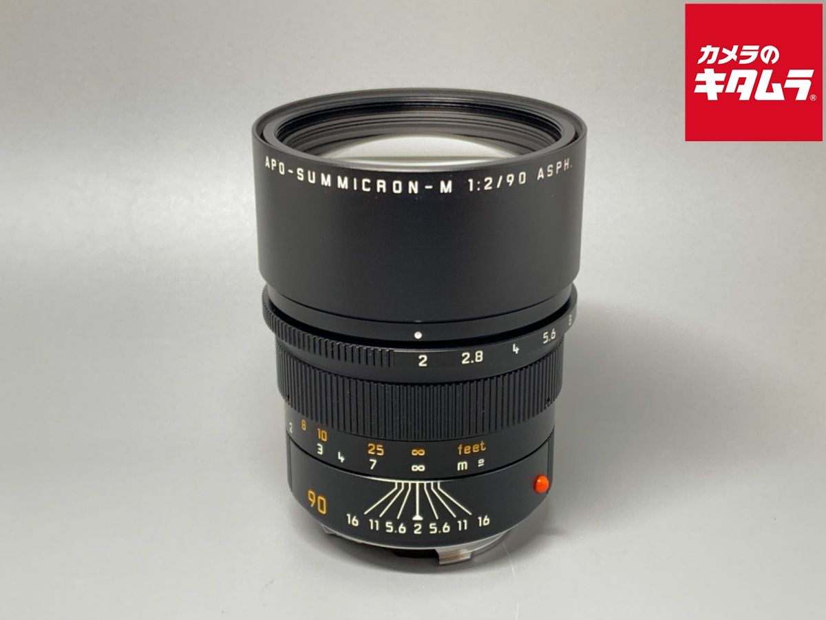 並品 ライカ LEICA アポズミクロンM 90|2 ASPH ブラック