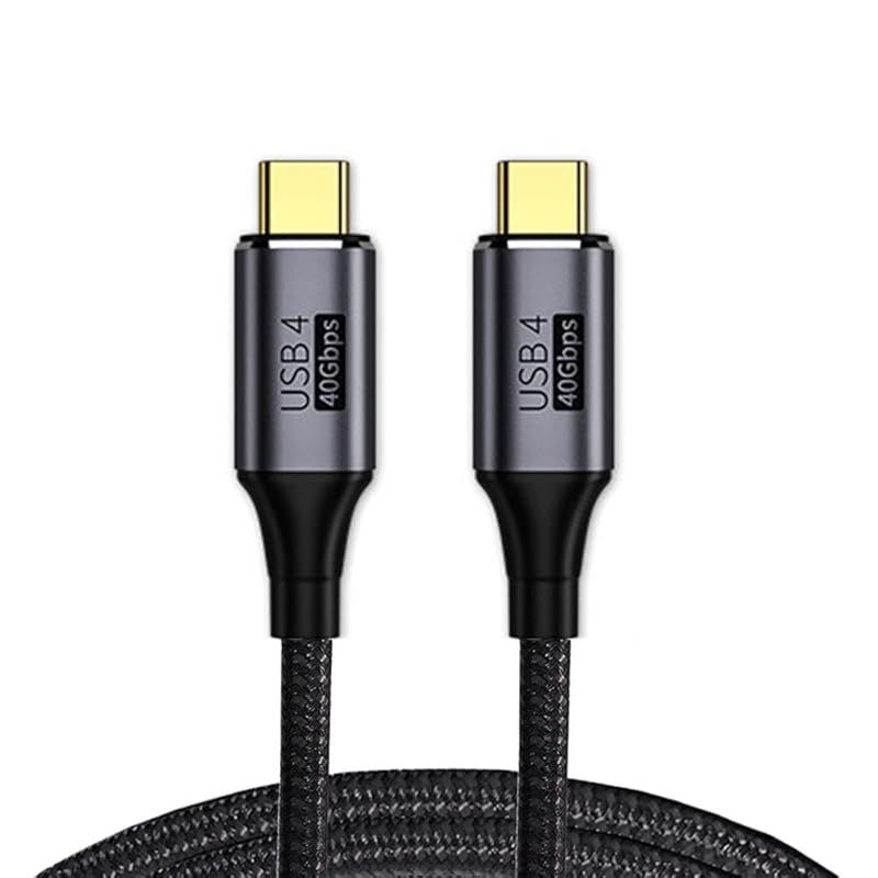 Xiwai 0.5M USB4ケーブル40Gbps、100W充電および8K @ 60Hz 5K @ 60Hz USB4.0 Thunderbolt3/4と互換性があります