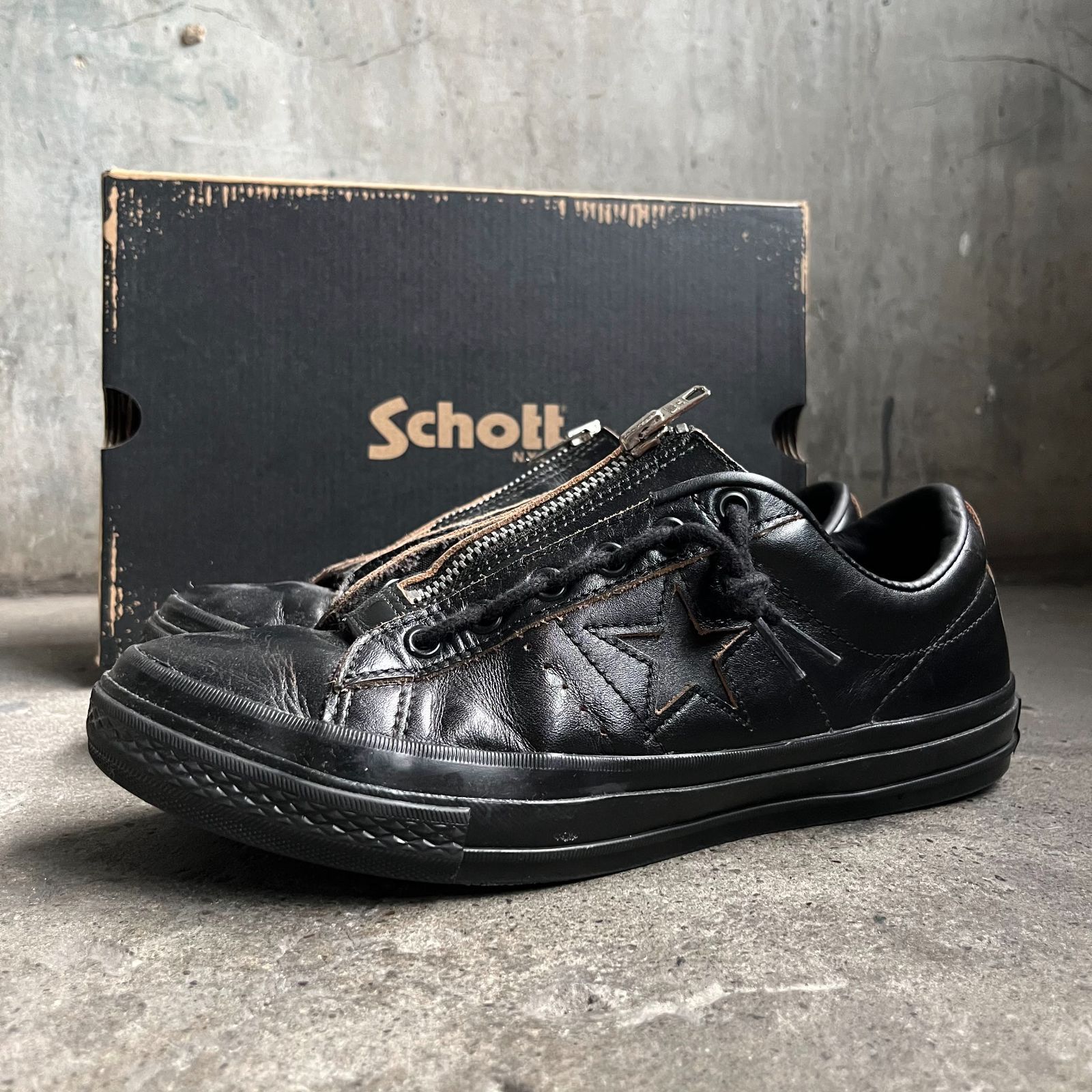 CONVERSE × Schott ONE STAR Z Schott 27cm コンバース ショット ワン