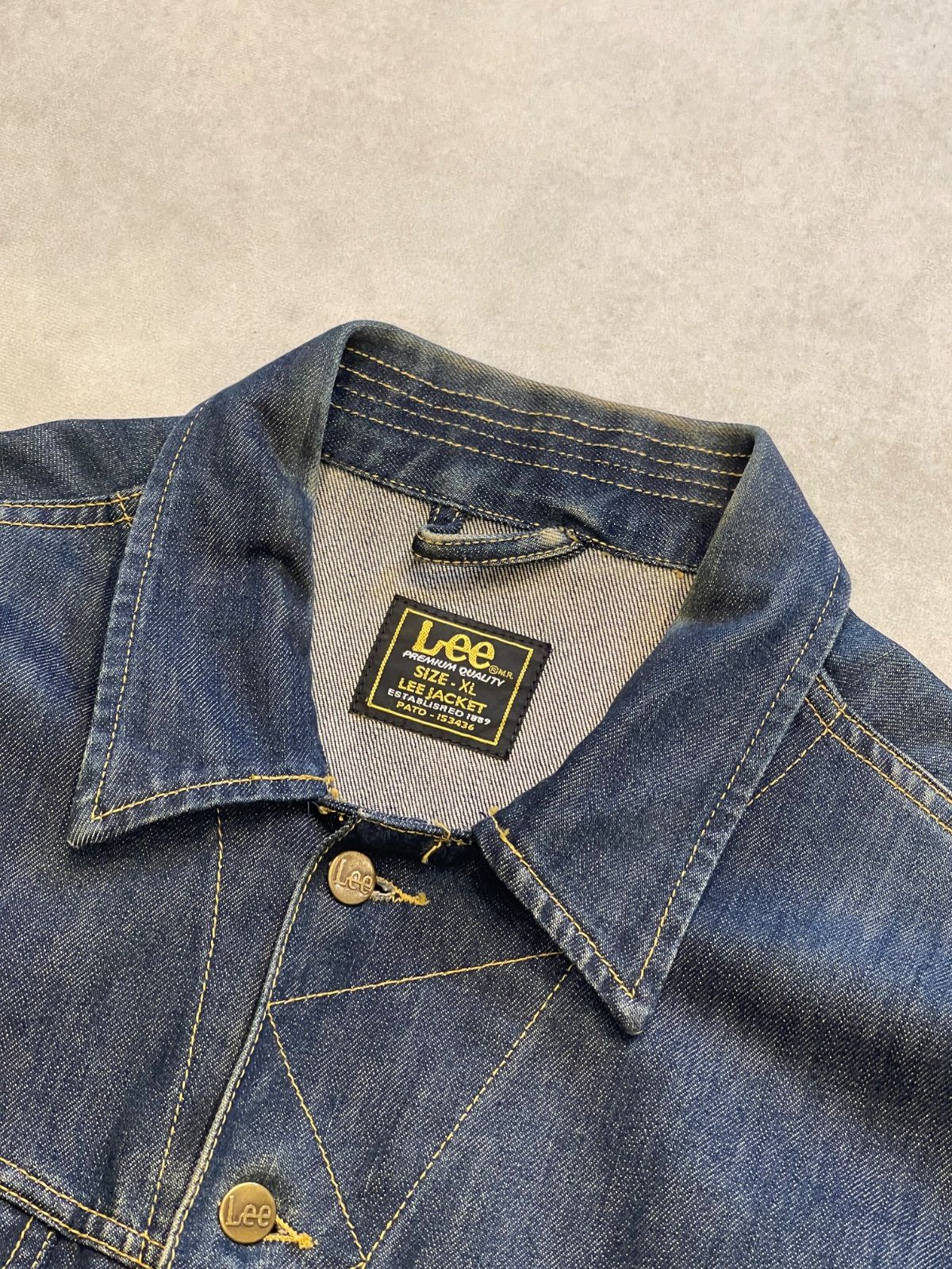Lee Denim Jacket 】リー デニムジャケット ハチノス XLサイズ