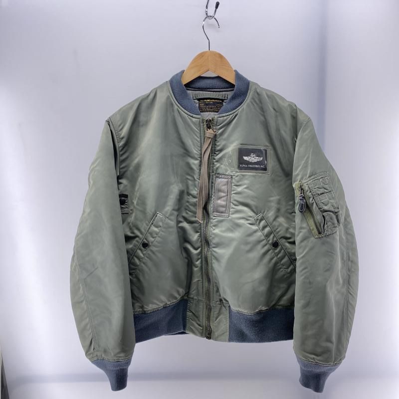 ALPHA MA-1 VINTAGE DOBBS TA1544 グリーン size L アルファ 24