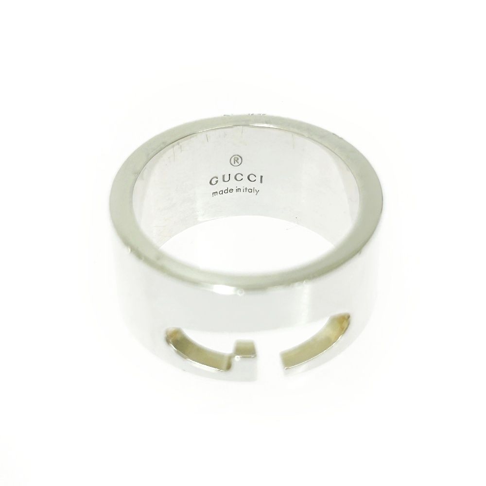 GUCCI 新品同様品　カットアウトGリング　9号 刻印10 未使用 GUCCI グッチ 指輪 メンズ レディース リング ブランデッド G