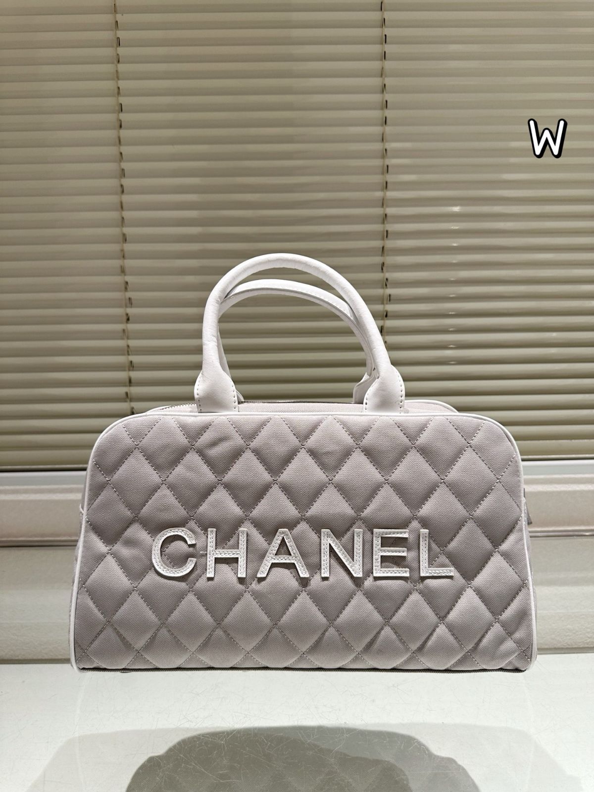 今日 Vintage CHANEL Bowling Shoulder Bag ヴィンテージ シャネル ボウリング ショルダーバッグ-WT0輸入