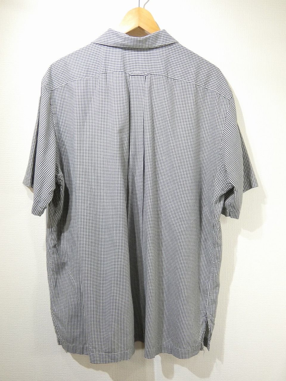 POLO GOLF CALDWELL 半袖シャツ 90s ポロゴルフ CALDWELL オープンカラー半袖シャツ チェック柄M