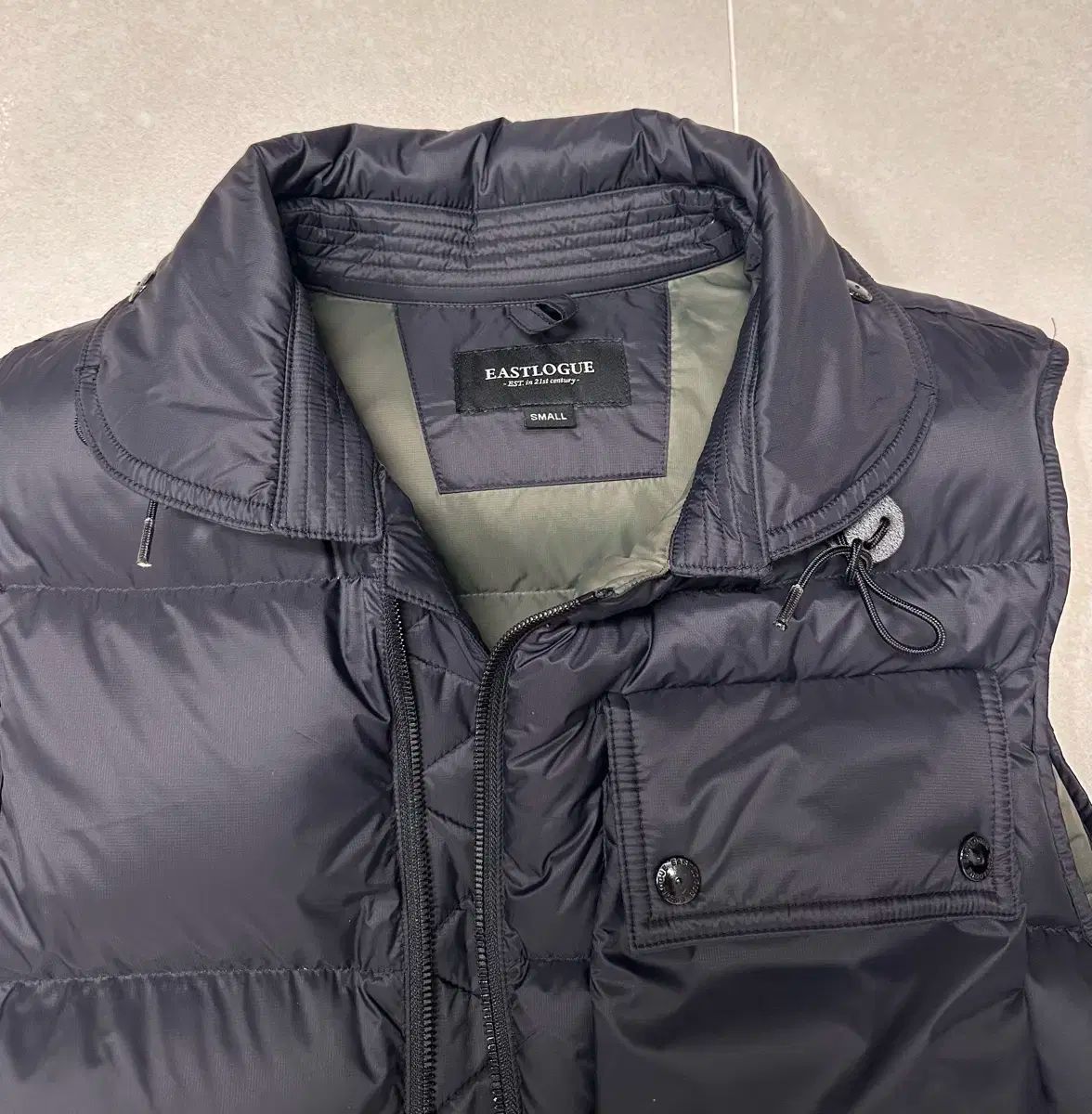 イーストローグ グースダウン ダウン ベスト S