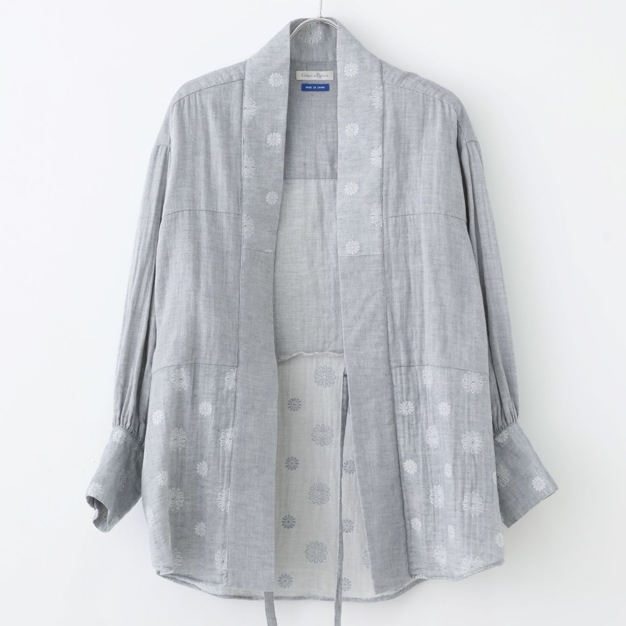 yori フリル ペプラム トップス 長袖 プルオーバー ストレッチ