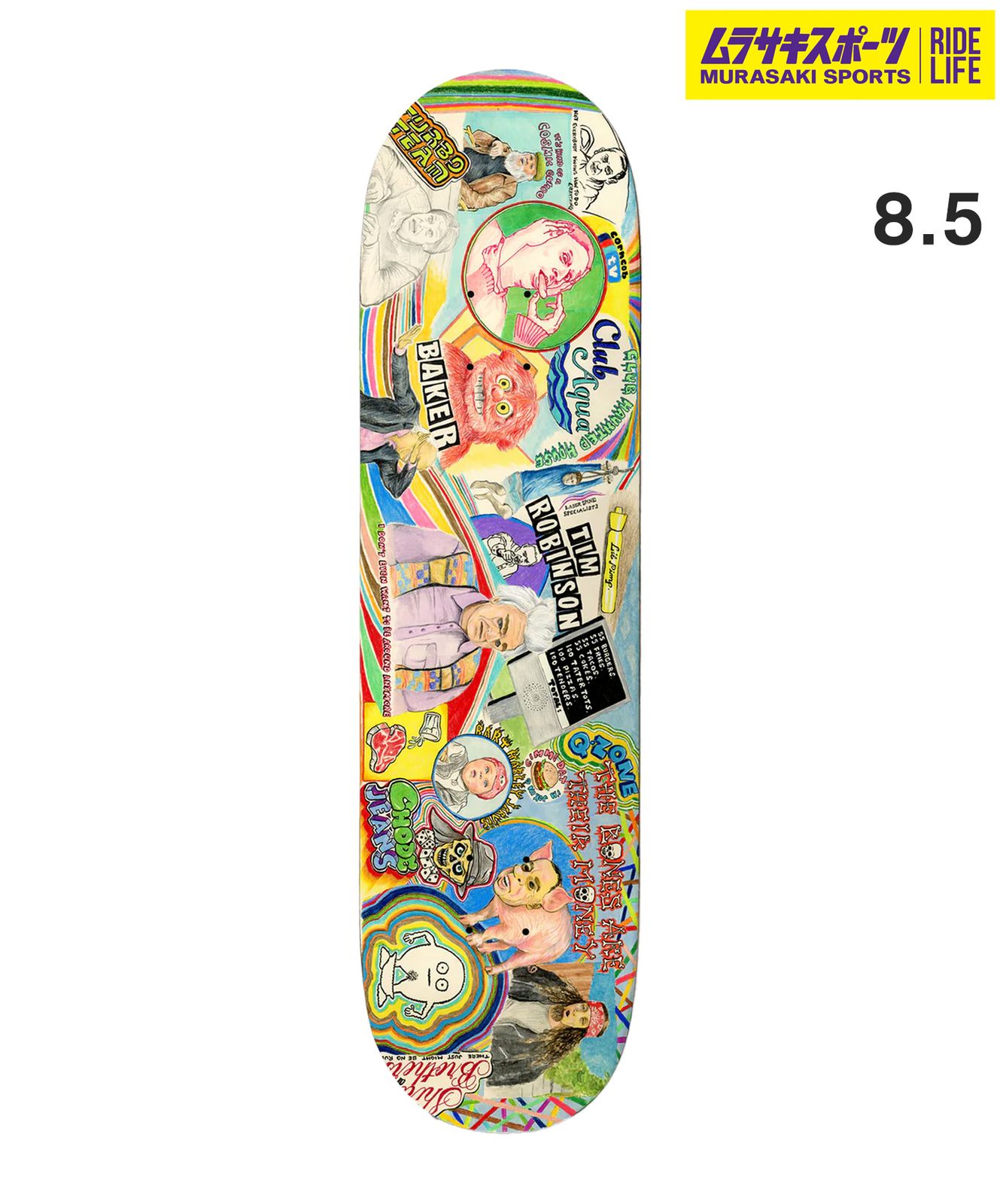 ムラスポ公式 BAKER ベーカー デッキ 8.0 8.5inch AR COSMIC GUMBO ムラサキスポーツ