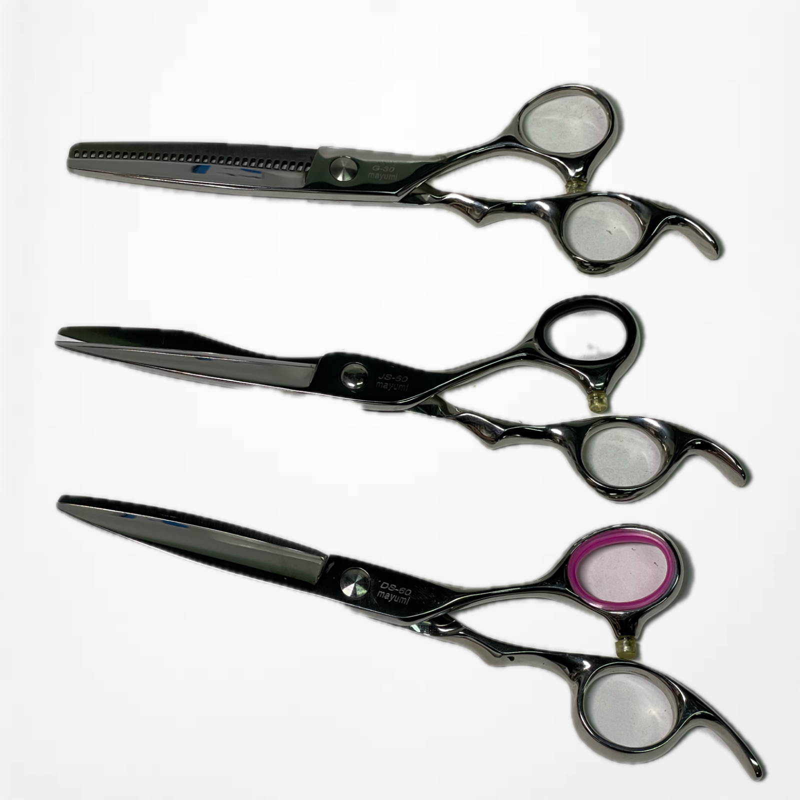 MAYUMI マユミシザー シザーセット DS-60 JS-60 G-30 三本セット MAYUMI マユミシザー シザーセット DS-60 JS-60 G-30 三本セット