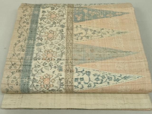 平和屋着物●六通柄袋帯　生紬　抽象文様　正絹　逸品　DAAT7757ob 平和屋着物○六通柄袋帯 生紬 抽象文様 正絹 逸品 DAAT7757ob - メルカリ