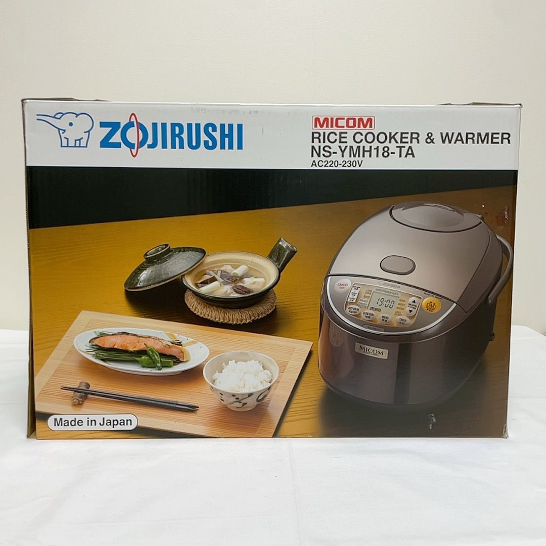 象印 ZOJIRUSHI NS-YMH18-TA 炊飯器/220-230V（日本製）日本/中国以外