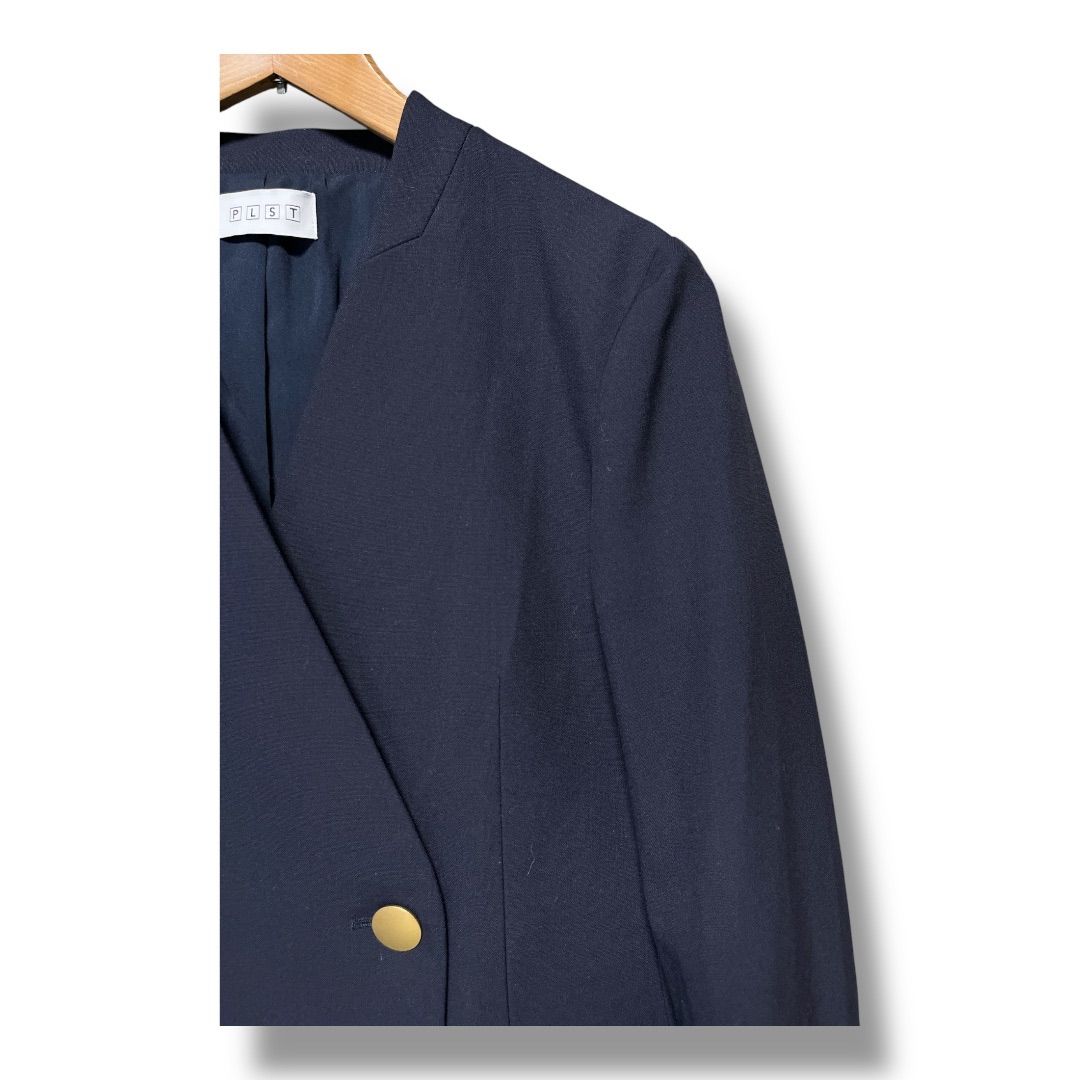 PLST ブラッシュドバックダブルジャケット M 新品タグ付き】PLST