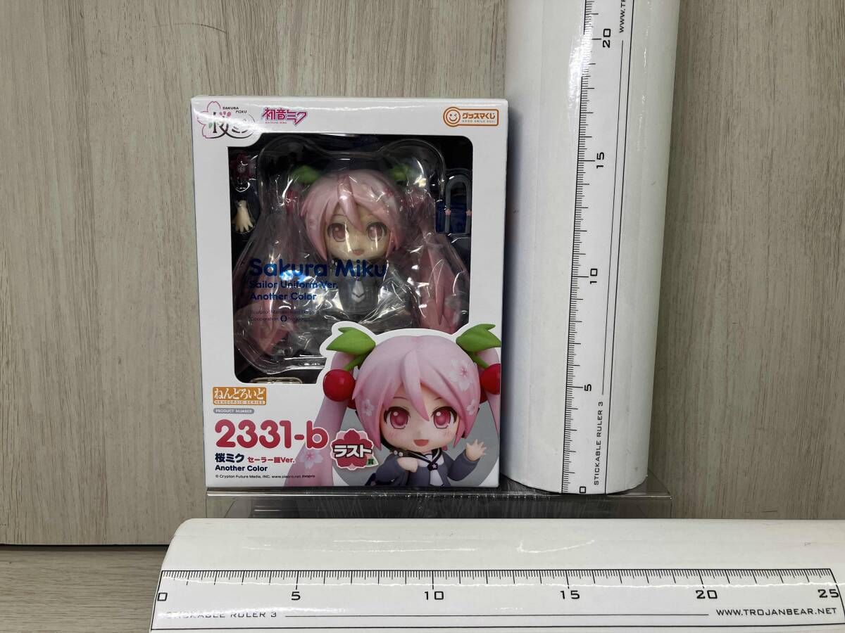 ラスト賞 ねんどろいど 2331ーb 初音ミク 桜ミク セーラー服Ver
