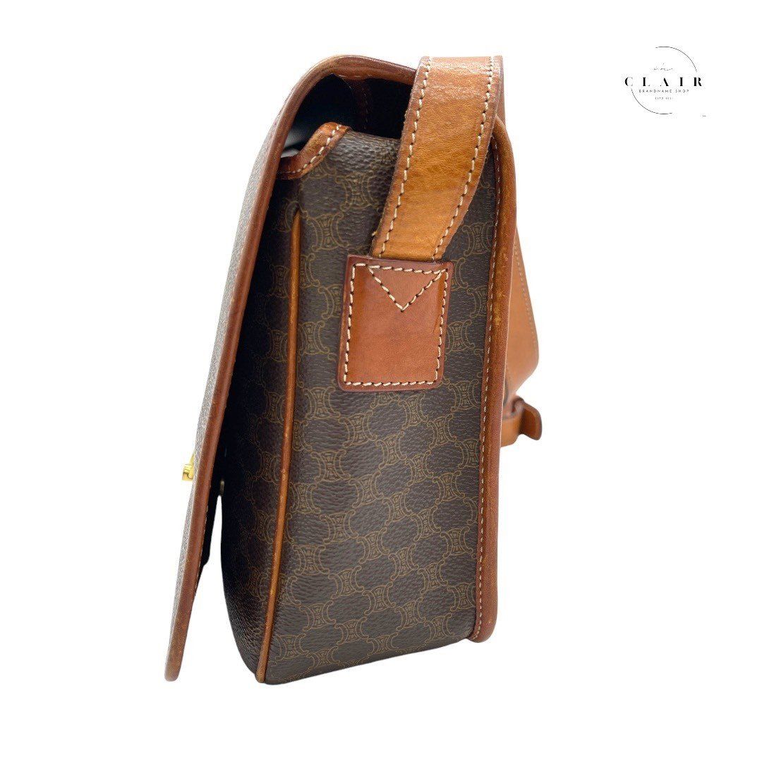 CELINE セリーヌ マカダム柄 ショルダーバック - メルカリ