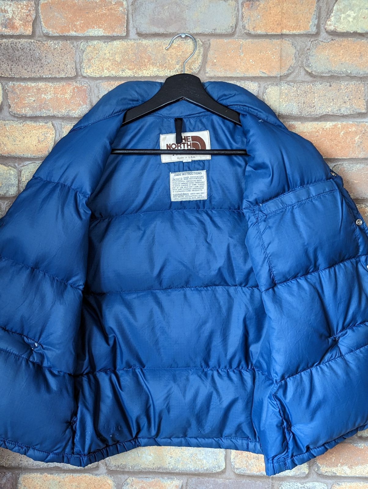 80年代 THENORTHFACE ザノースフェイス ダウンベスト XSサイズ 茶タグ