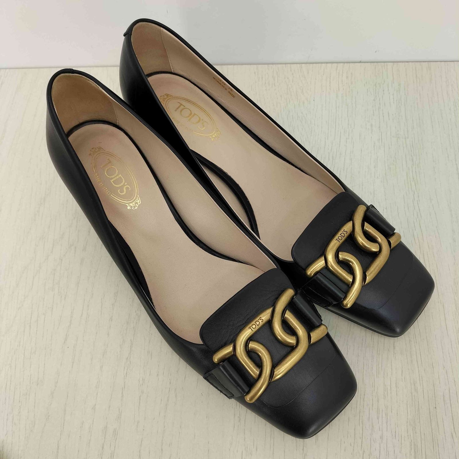 トッズ TOD'S KATE PUMPS ケイト レザー パンプス レディース 35 1/2