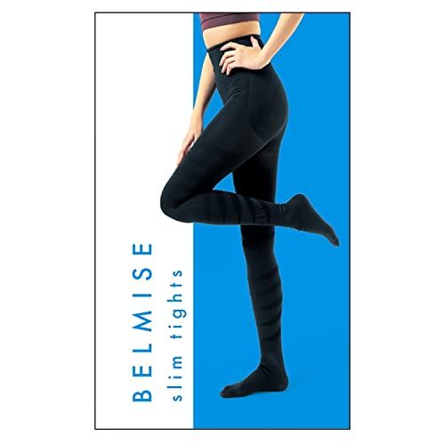 Belmise ベルミス公式 スリムタイツ 着圧タイツ 着圧レギンス レディース 強力 着圧 黒