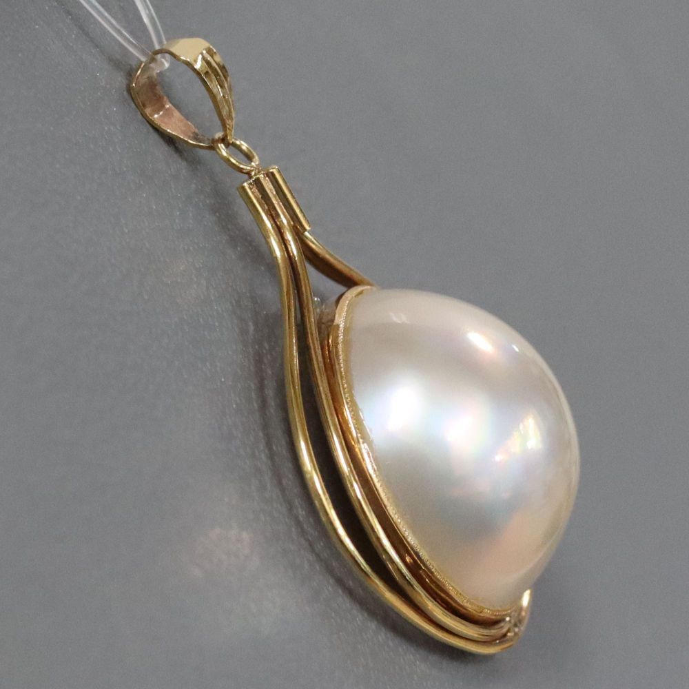K18マベパールペンダントトップ 5.4g - メルカリ 