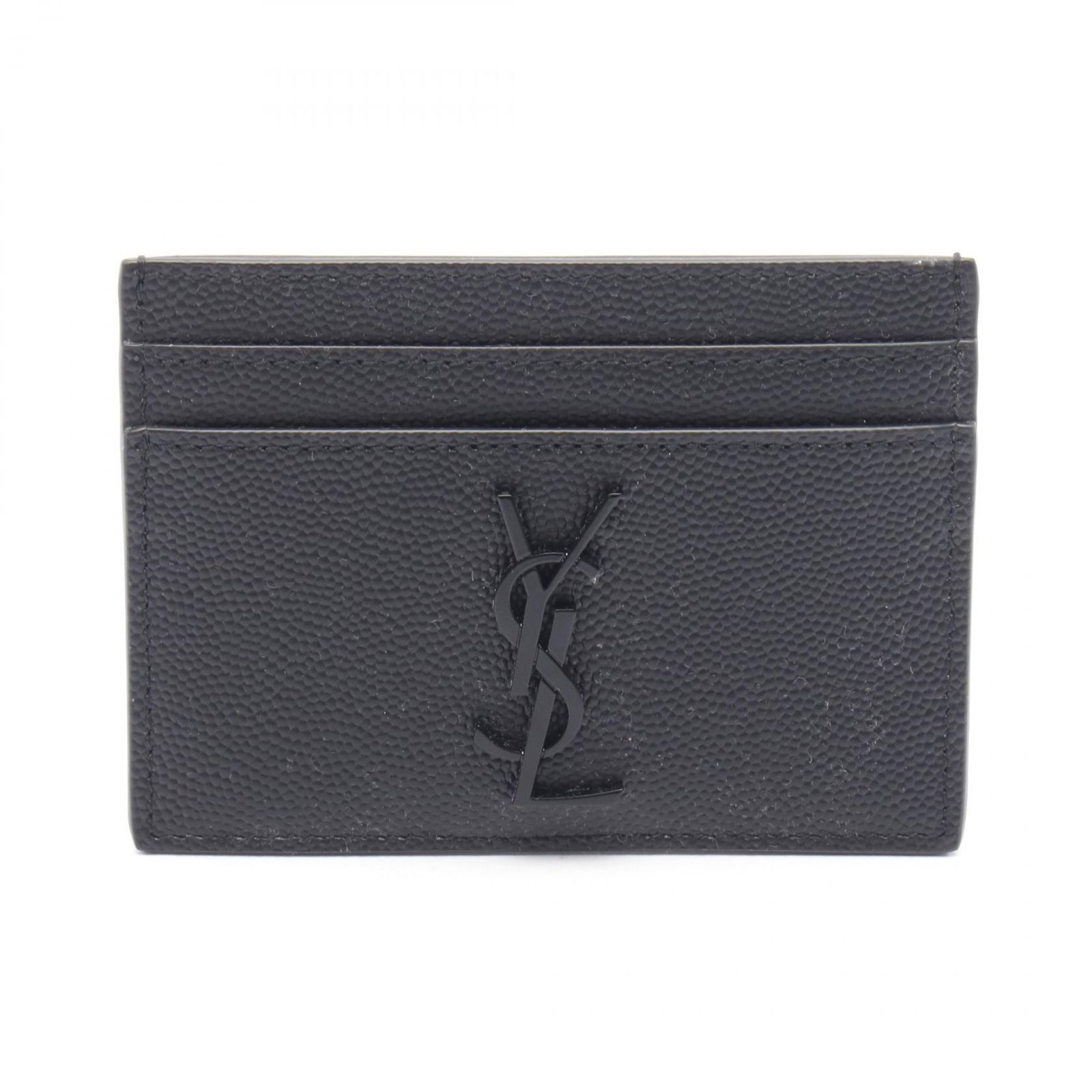 サンローランパリ SAINT LAURENT PARIS カードケース カサンドラ 485631BTY0U1000 ブラック レザー カードケース メンズ ♥